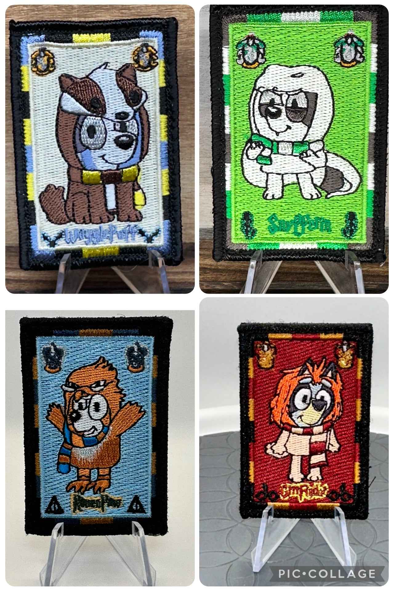 LIMITED EDITION - GrrrrFindor PATCH - BLUEY POTTER SERIES PATCH #4 - CLOSE OF SERIES