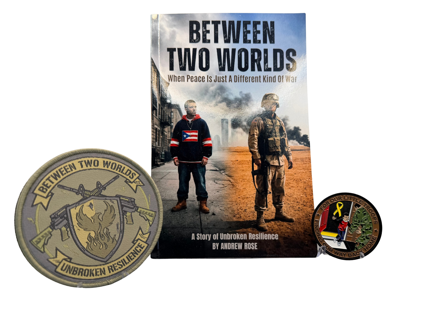 Direct from Authors (Signed) - Between Two Worlds: When peace is just a different kind of war | A Story of Unbroken Resilience (Paperback)