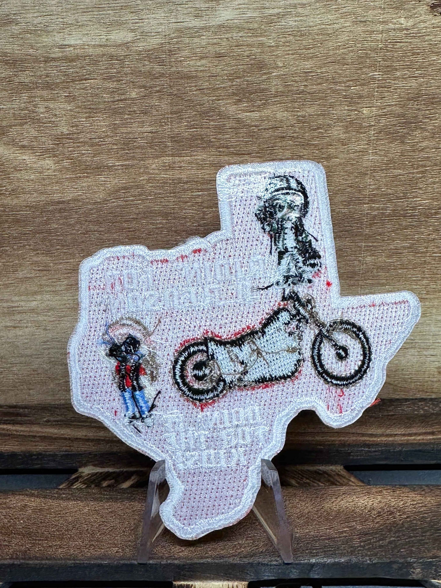 LIMITED EDITION "Doin' It For The Kids!" Texas Patch - Motorcycle Charity Ride, 4 Inch, Embroidered