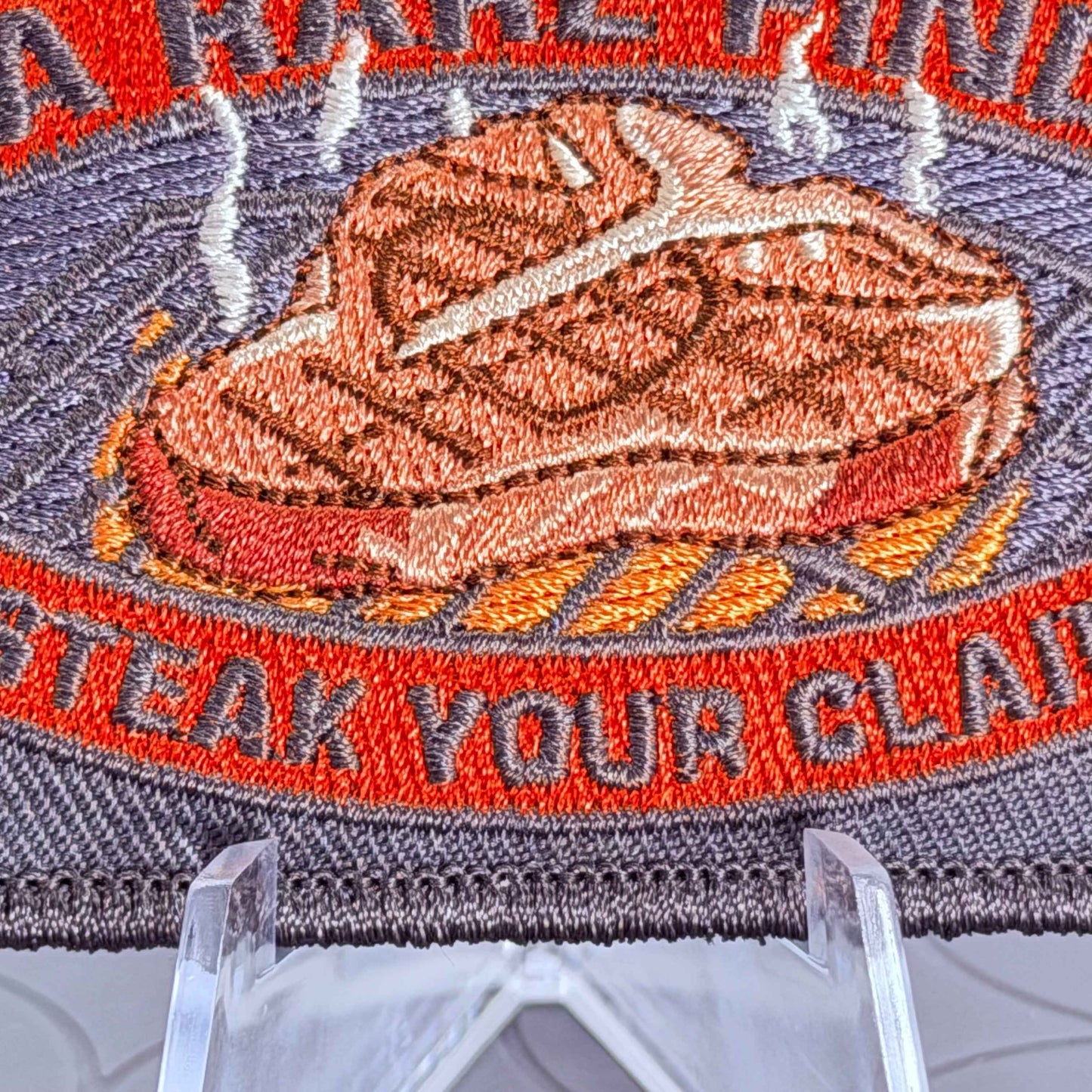 "Rare Find" Valentine’s Steak Heart Morale Patch - 3x2 Fully Embroidered Hook and Loop