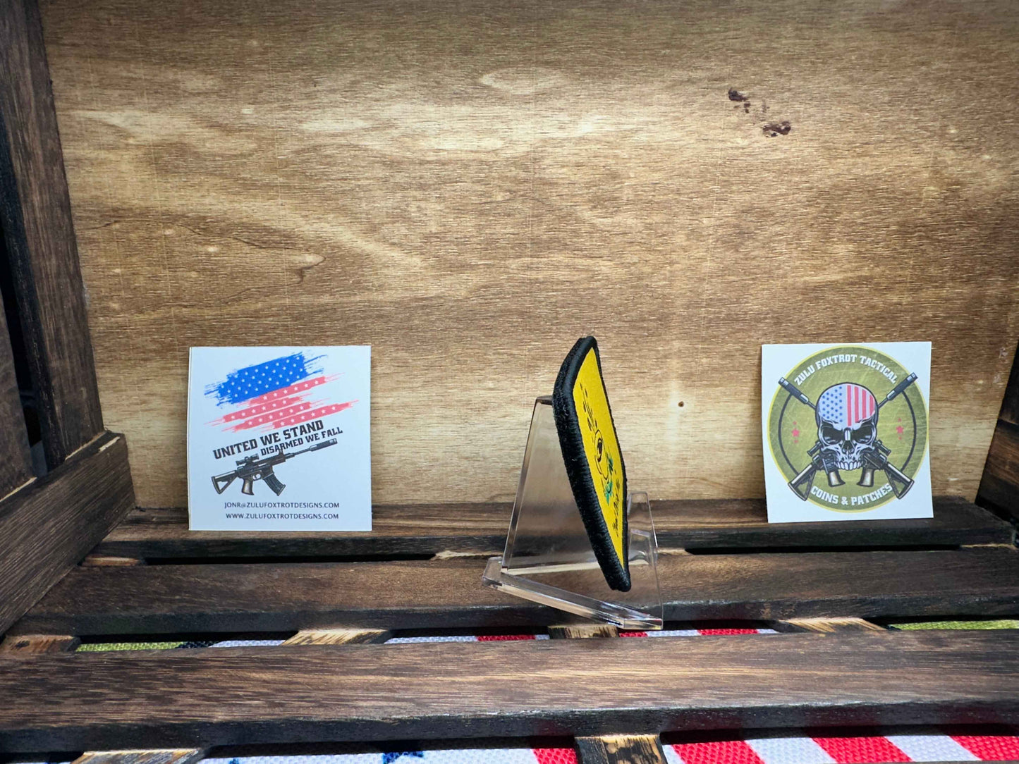 Don't Decaf Me: The Caffeinated Morale Patch Warning Label Don't - Decaf Me (Gadsden Parody)