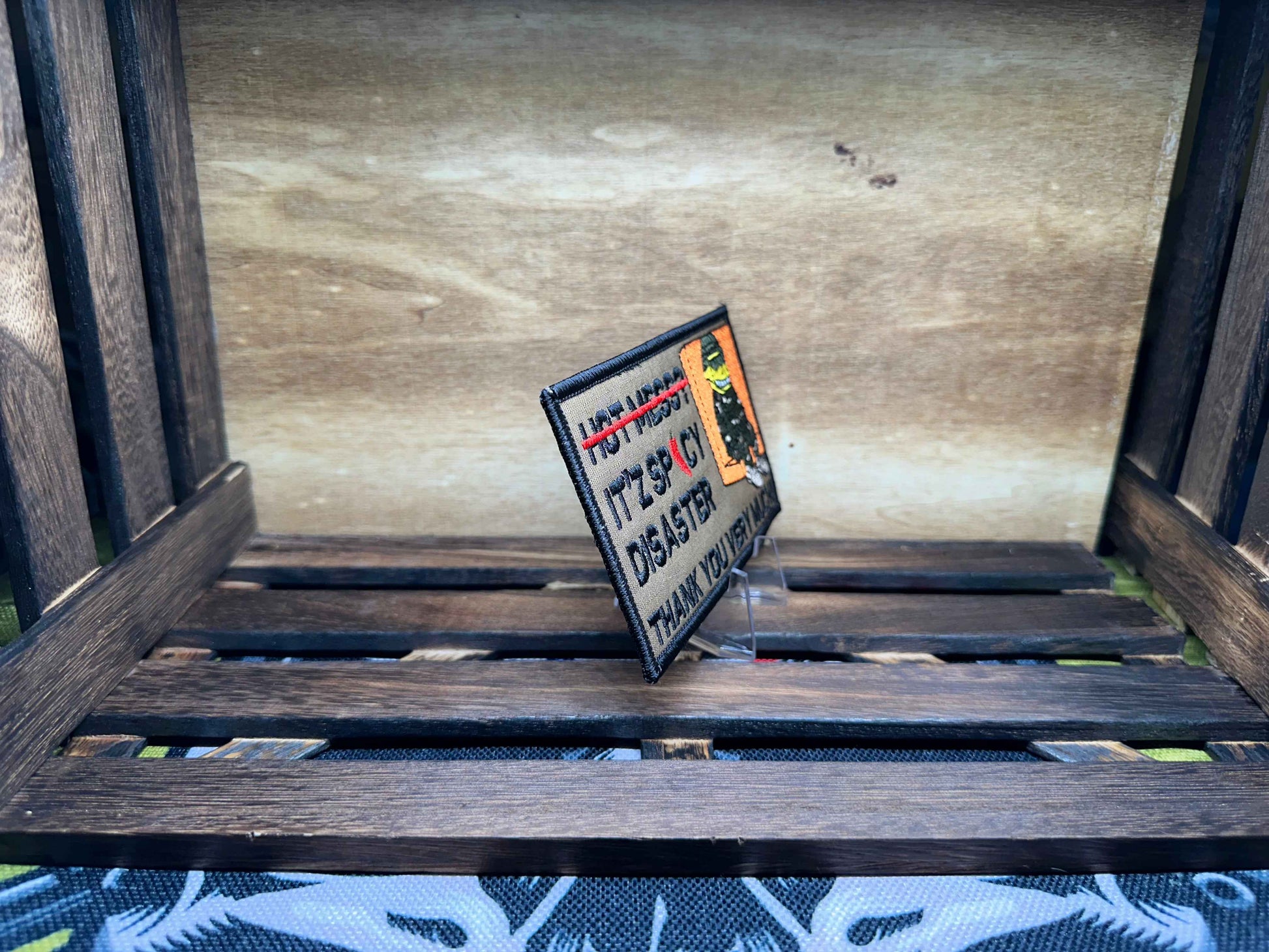 Funny Morale Patch, Hot Mess Patch