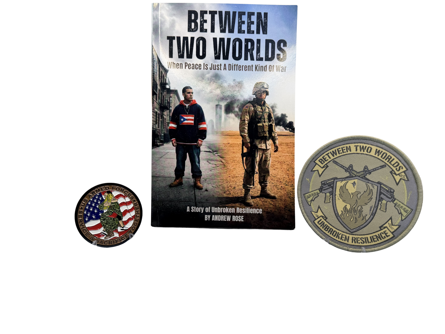 Direct from Authors (Signed) - Between Two Worlds: When peace is just a different kind of war | A Story of Unbroken Resilience (Paperback)
