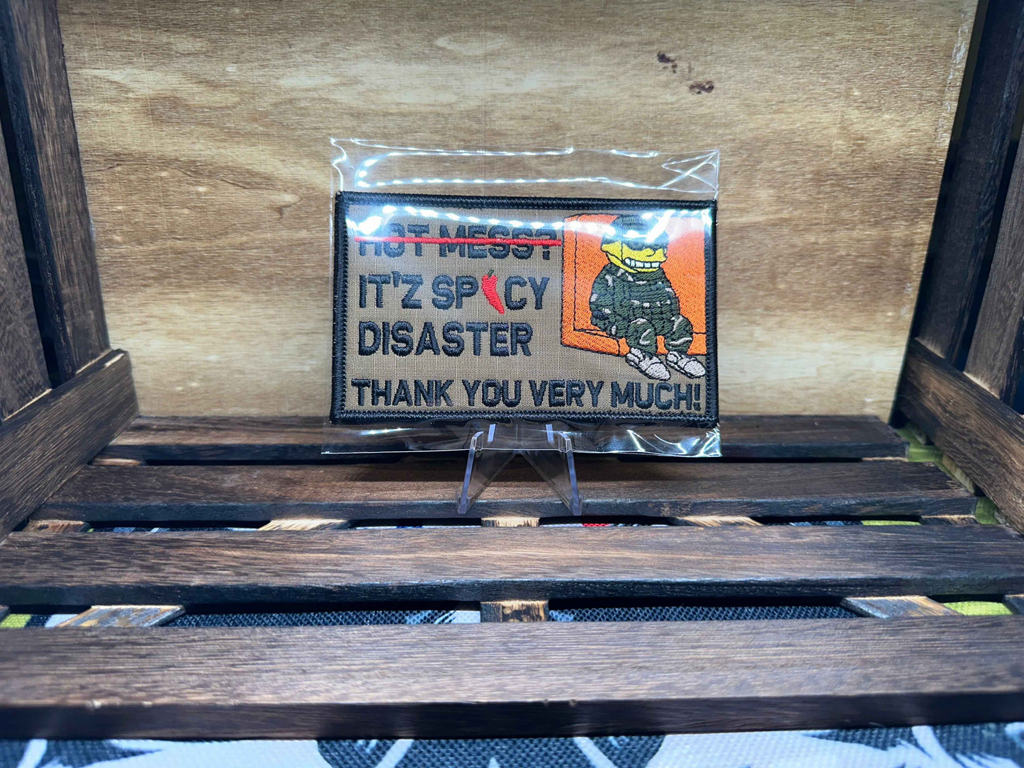 Funny Morale Patch, Hot Mess Patch