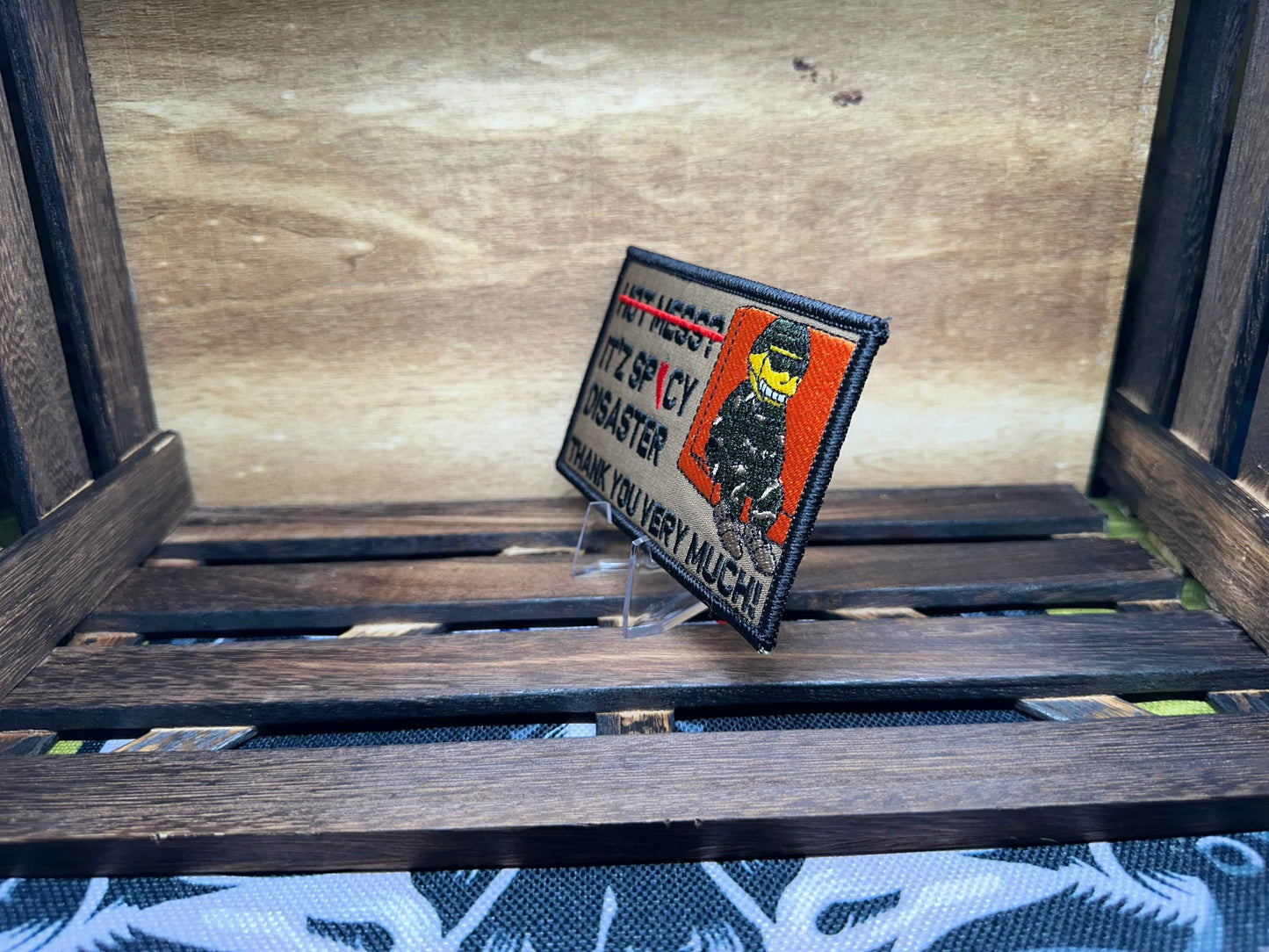 Funny Morale Patch, Hot Mess Patch