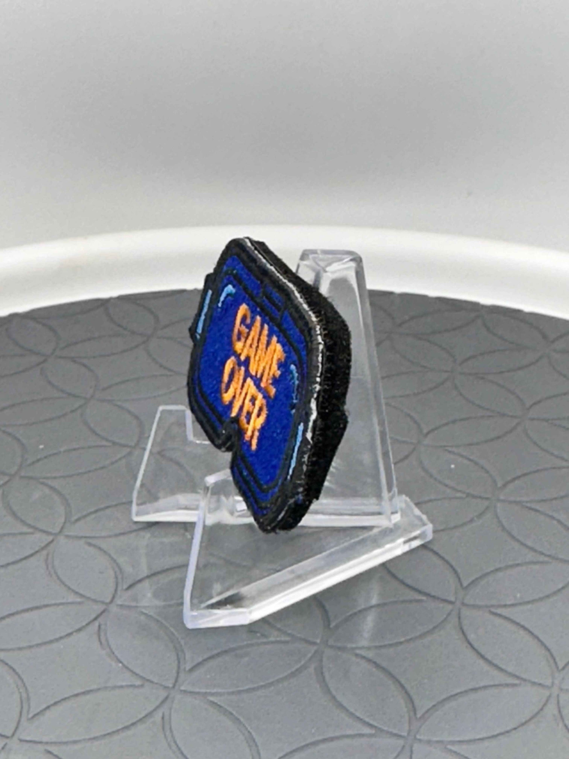 "Game Over" VR Goggles Patch | Embroidered Gamer Patch