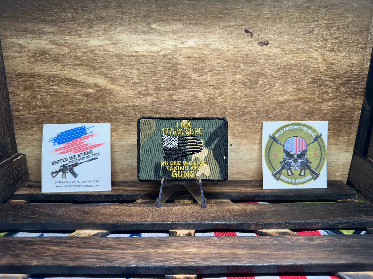 No One Will Be Taking My Guns: 1776% Sure Morale Patch The 2A Defender Patch