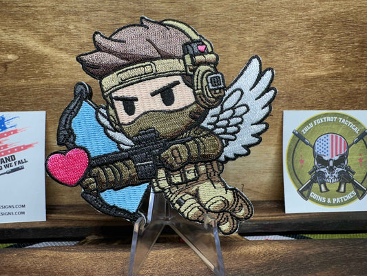 The Tactical Cupid Patch: Deploying Love, Target Acquired, Heart Locked On
