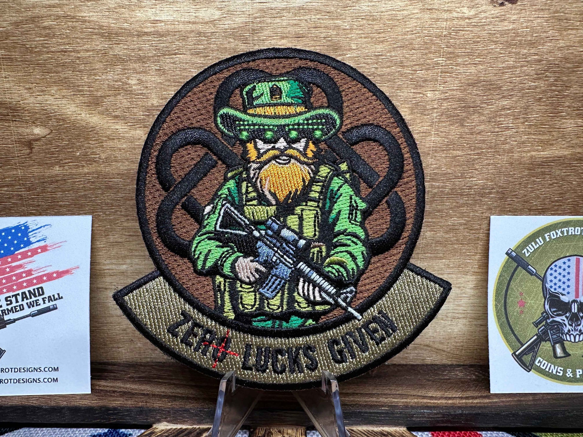 Zero Lucks Given, St Patrick’s Day Morale Patch