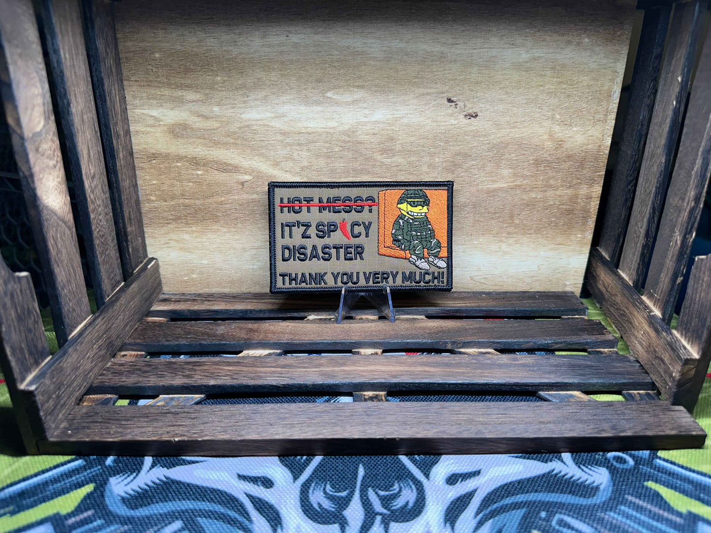 Funny Morale Patch, Hot Mess Patch