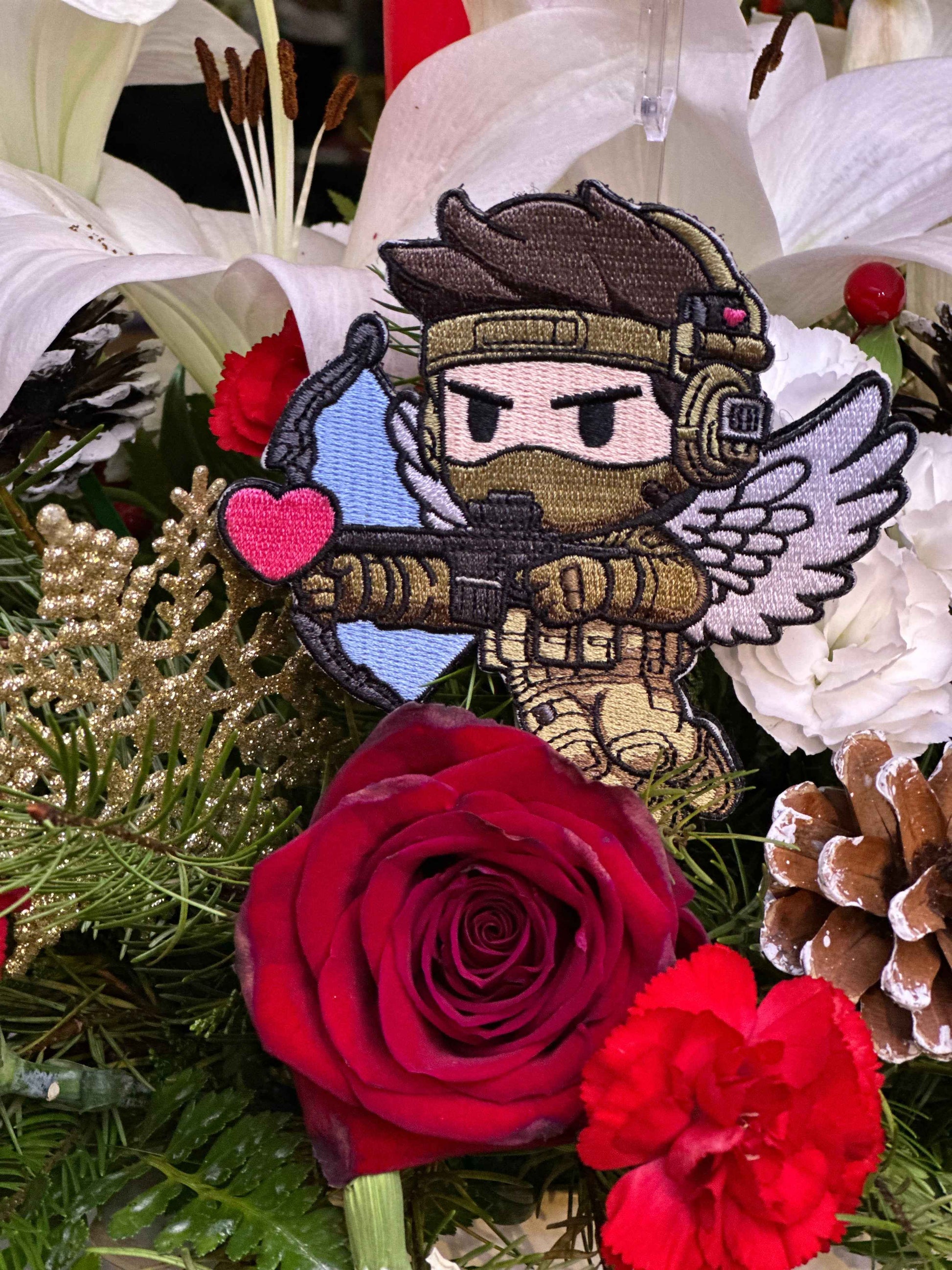The Tactical Cupid Patch: Deploying Love, Target Acquired, Heart Locked On