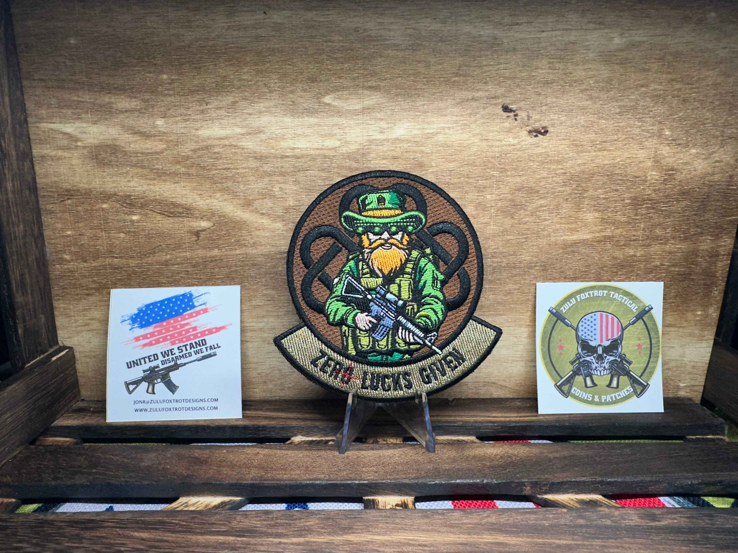 Zero Lucks Given, St Patrick’s Day Morale Patch