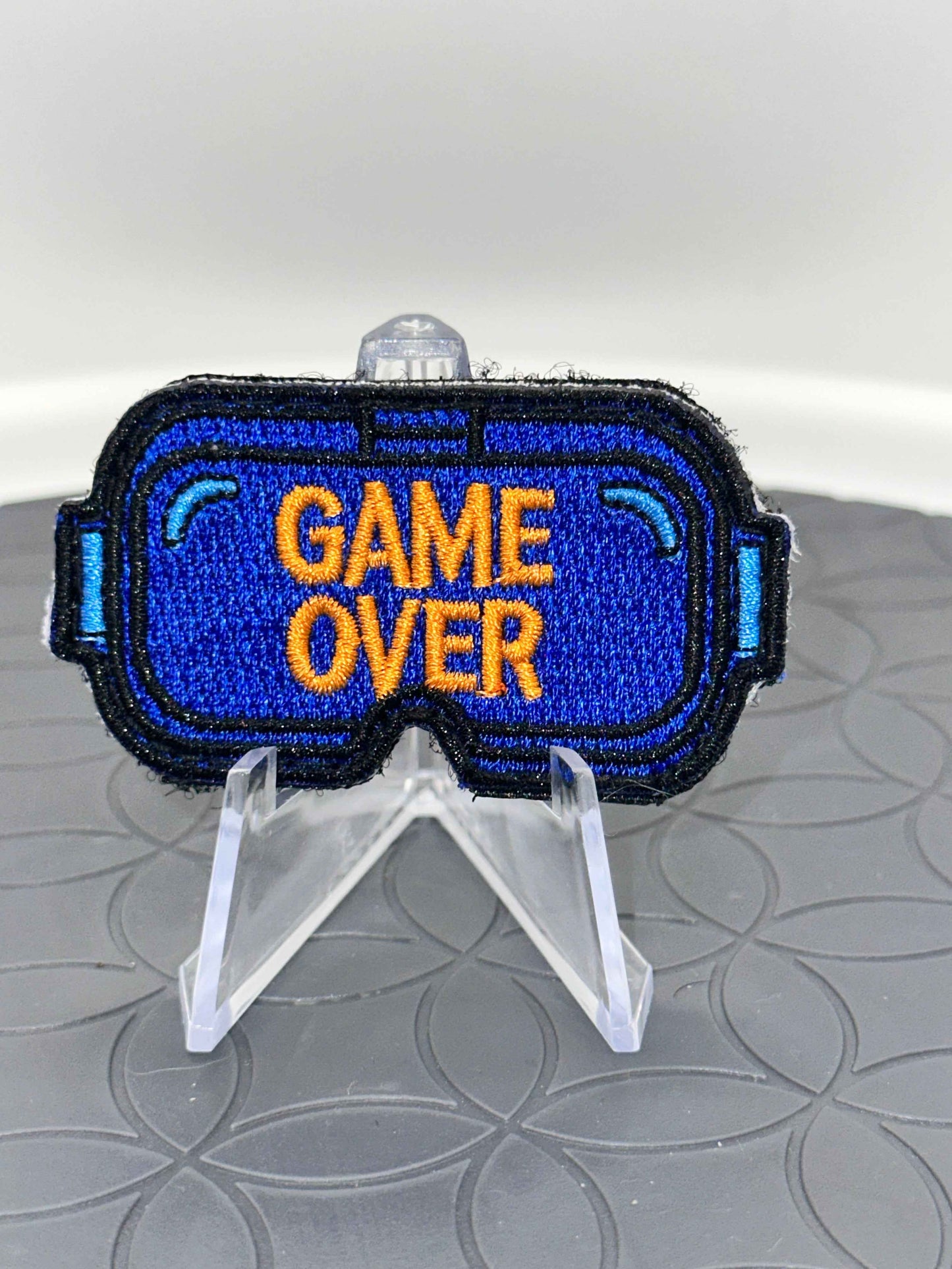 "Game Over" VR Goggles Patch | Embroidered Gamer Patch