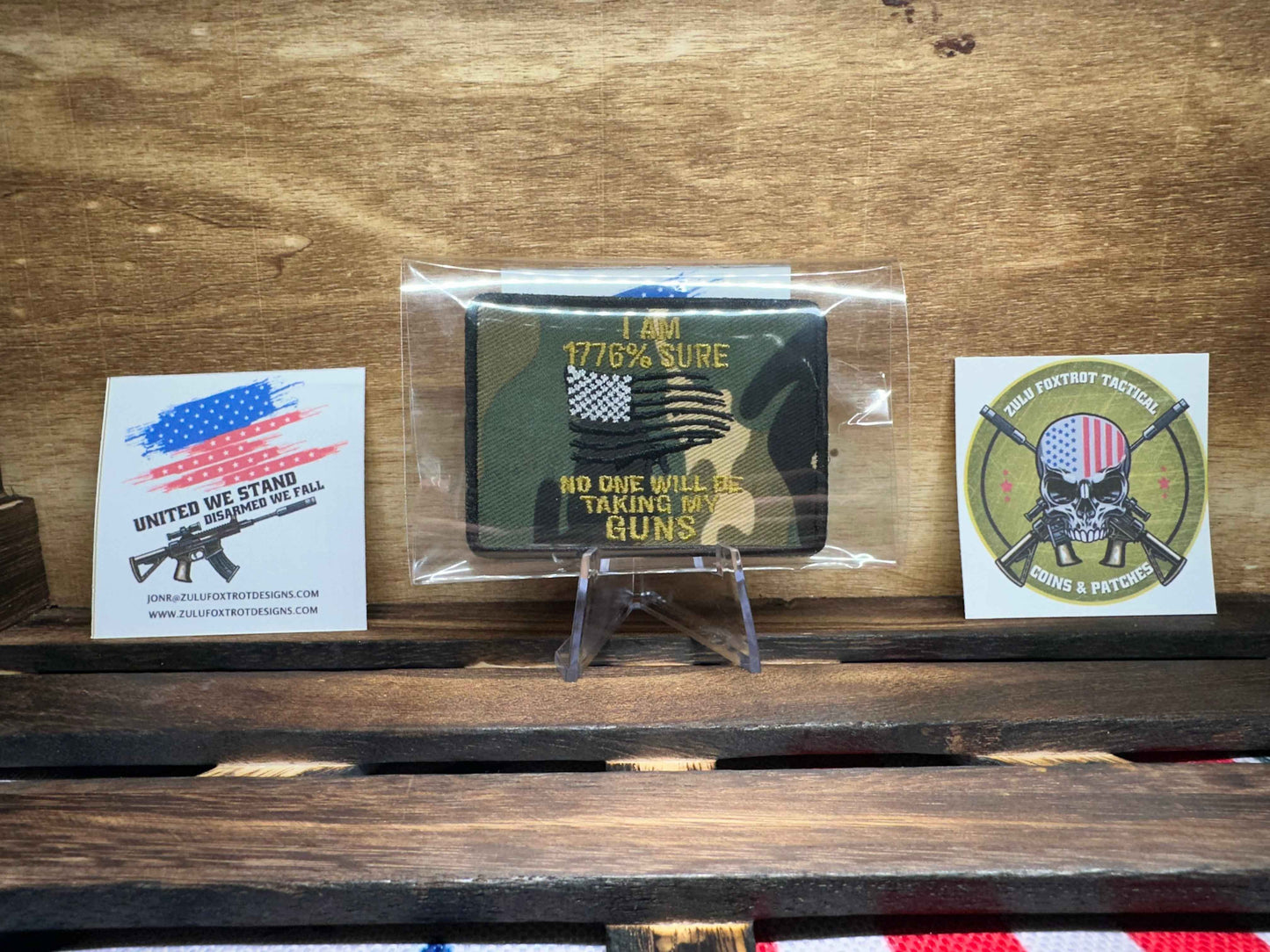 No One Will Be Taking My Guns: 1776% Sure Morale Patch The 2A Defender Patch