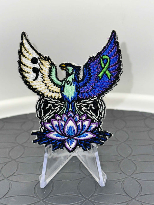 Rising From Ashes: The Mental Health & Recovery Rebirth, Resilience and Recovery Patch