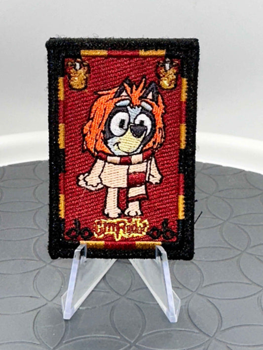 LIMITED EDITION - GrrrrFindor PATCH - BLUEY POTTER SERIES PATCH #4 - CLOSE OF SERIES