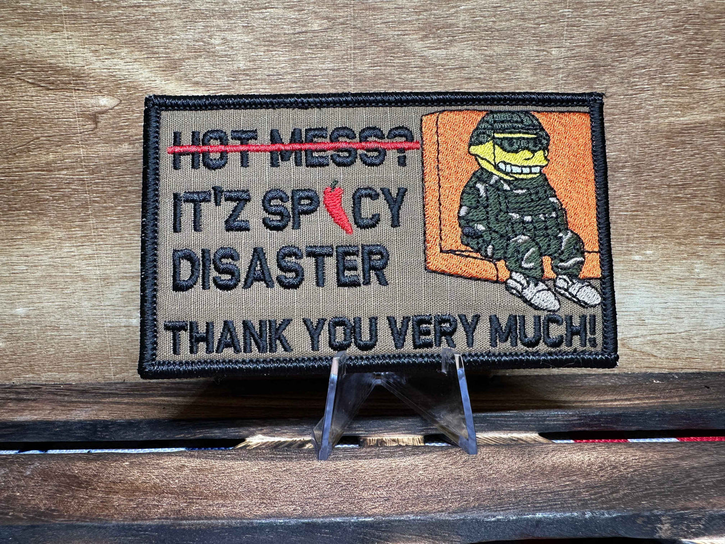 Funny Morale Patch, Hot Mess Patch