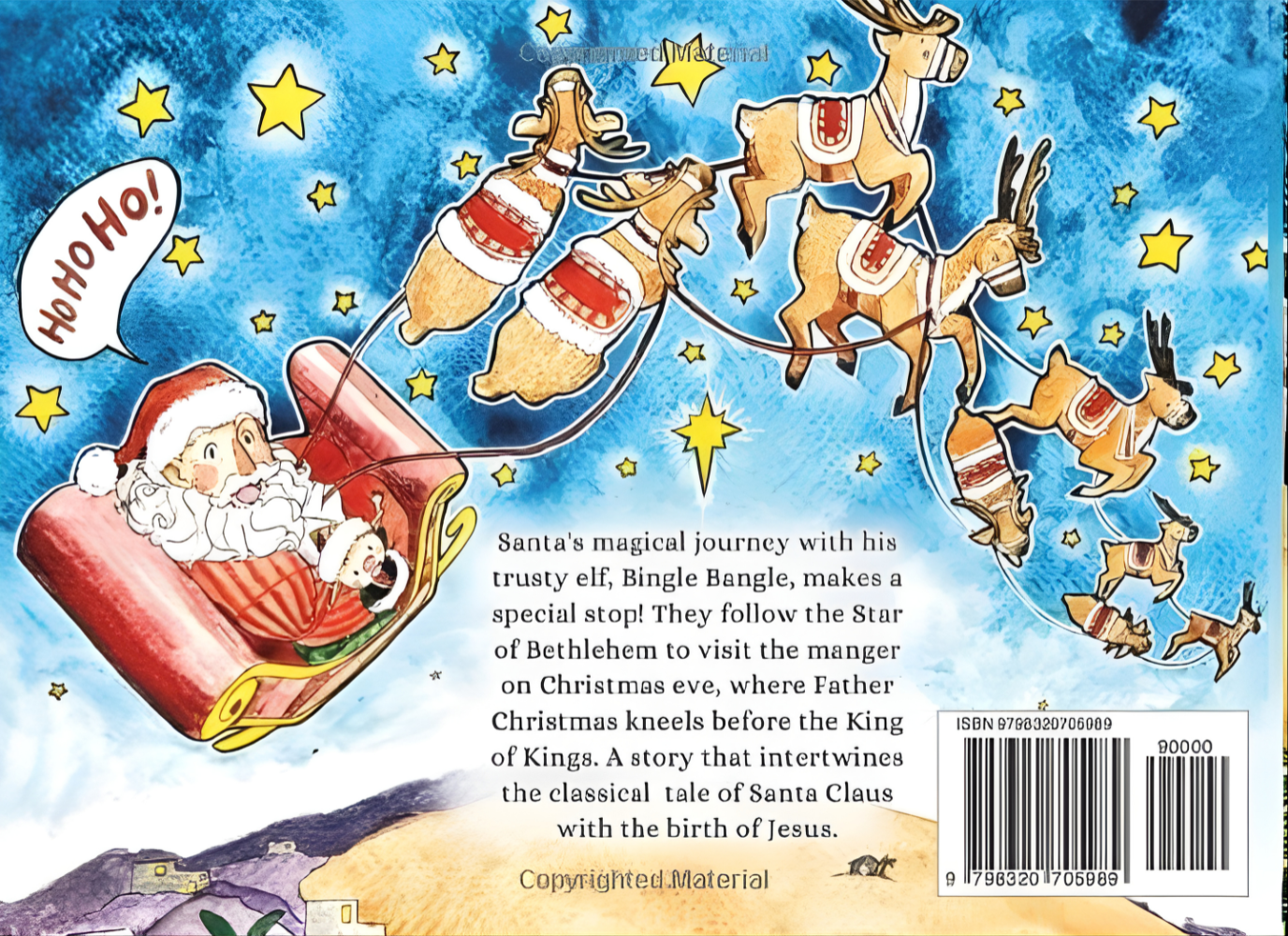 Direct from Authors (Signed) - Santa's Special Stop: Where Father Christmas Kneels Before the King - Zulu Foxtrot Designs LLC