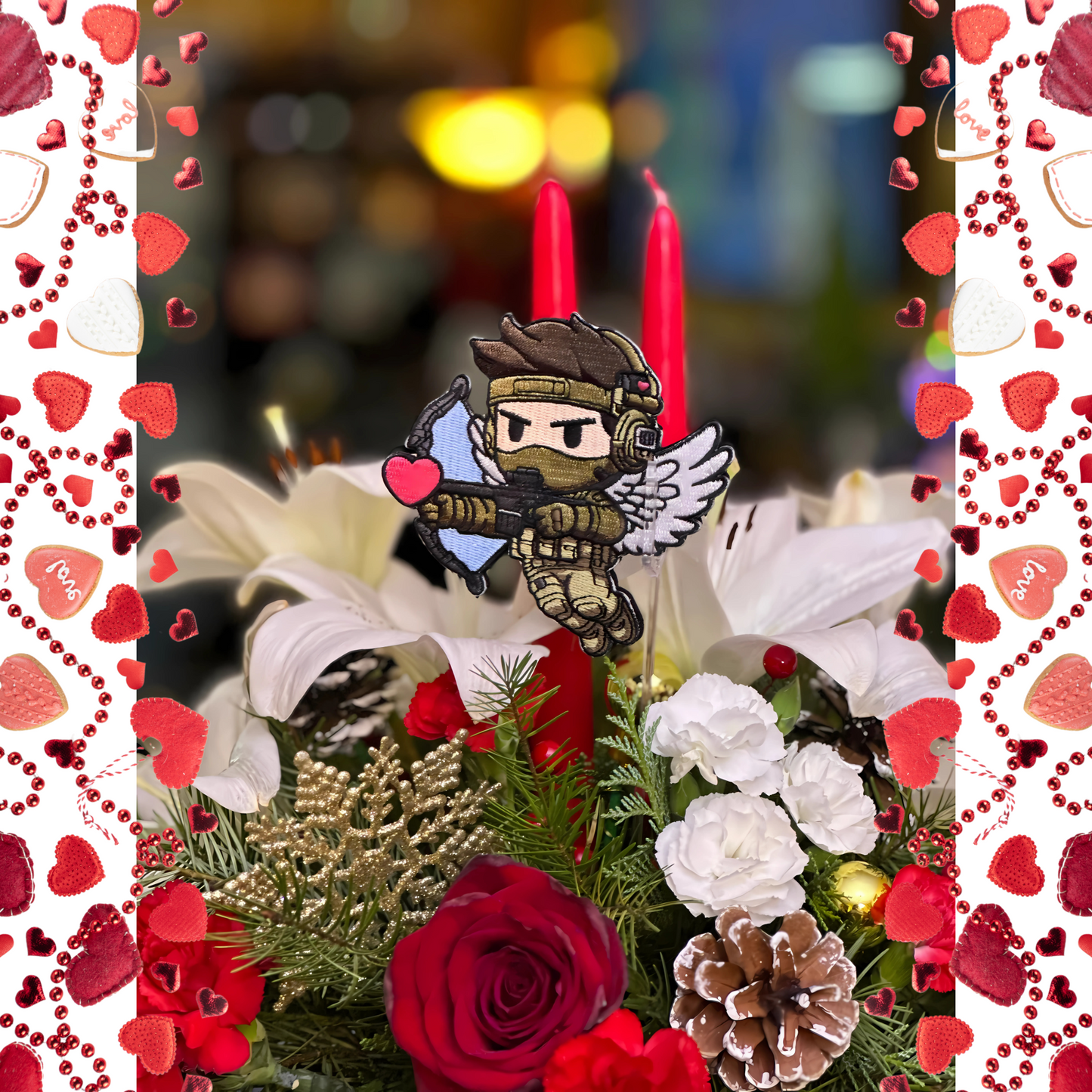 The Tactical Cupid Patch: Deploying Love, Target Acquired, Heart Locked On