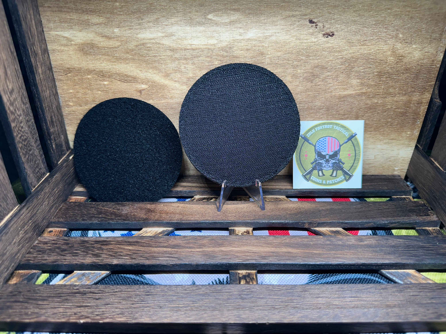 Tactical Uncle Sam Patch - "Too Cool For British Rule" - Independence Day Patch