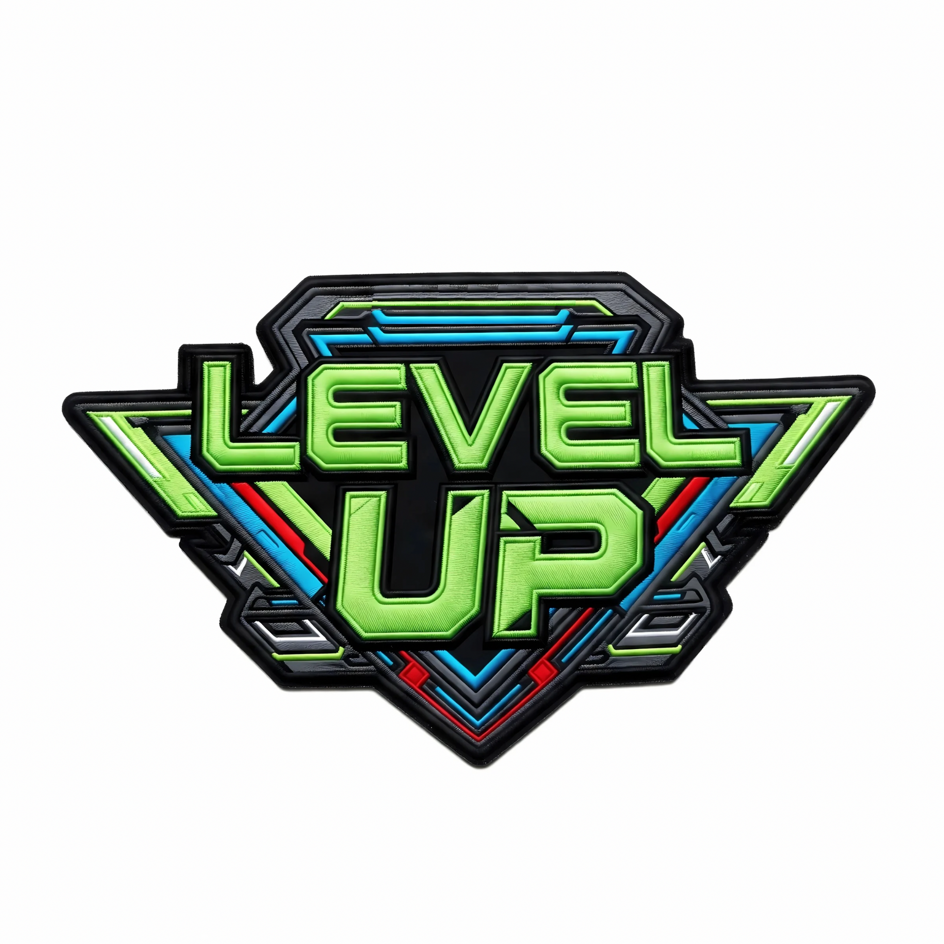 LEVEL UP GAMING PATCH - Retro Gaming, Hook & Loop