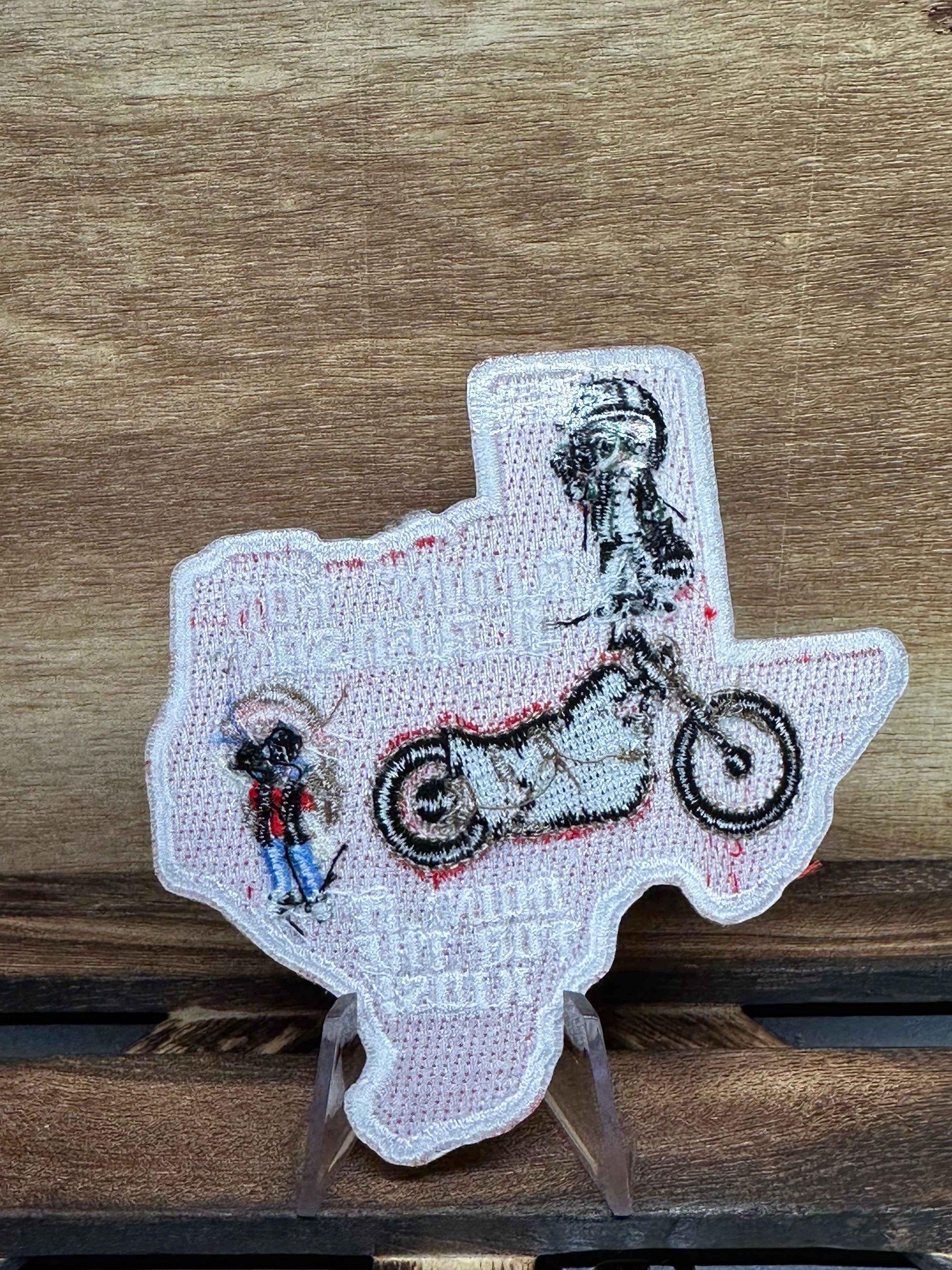 LIMITED EDITION "Doin' It For The Kids!" Texas Patch - Motorcycle Charity Ride, 4 Inch, Embroidered