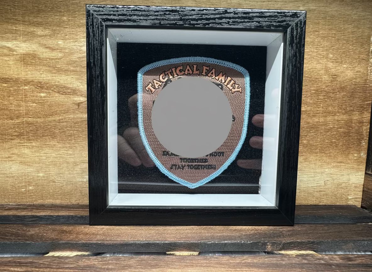 The Collector's Showcase: Patch Display Shadow Box - Zulu Foxtrot Designs LLC