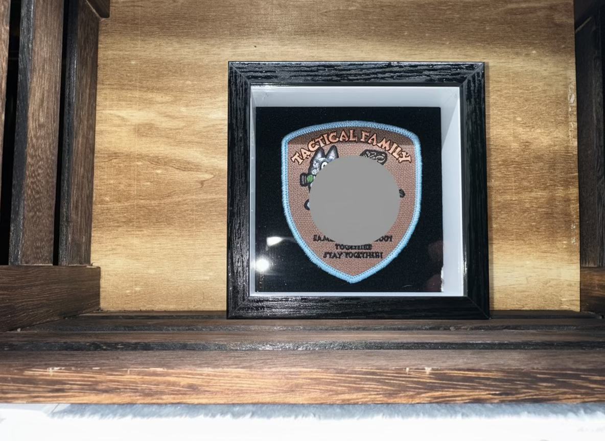 The Collector's Showcase: Patch Display Shadow Box - Zulu Foxtrot Designs LLC