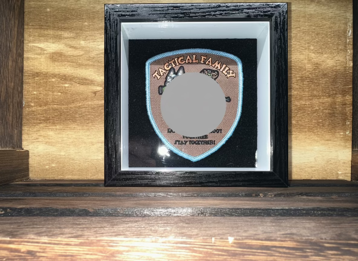 The Collector's Showcase: Patch Display Shadow Box - Zulu Foxtrot Designs LLC