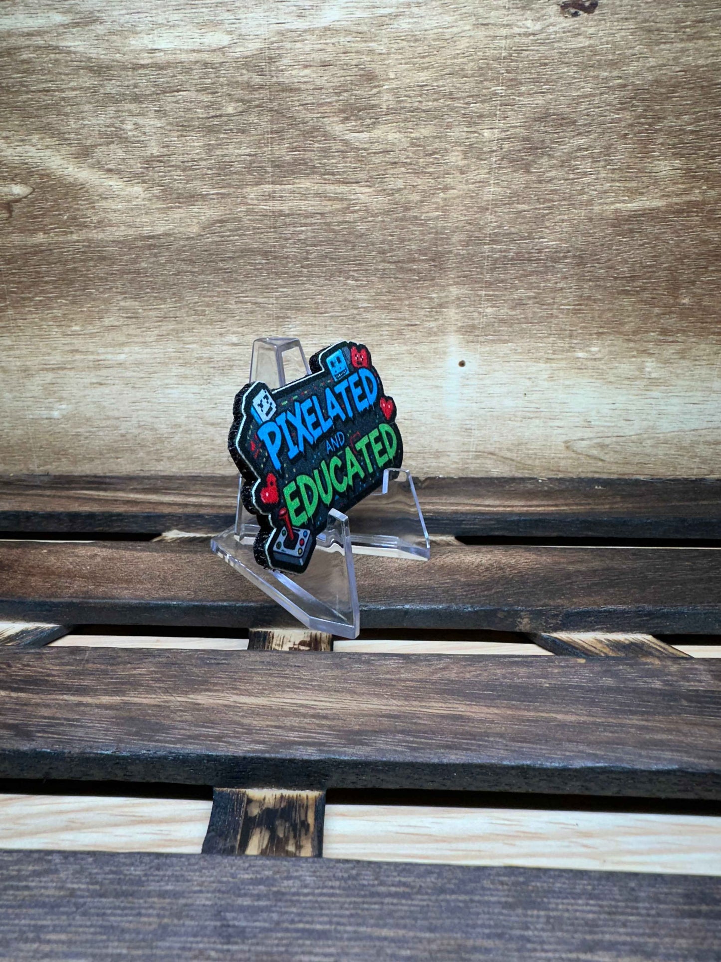 Pixelated & Educated Patch - Raised on Retro: Pixelated and Educated Morale Patch