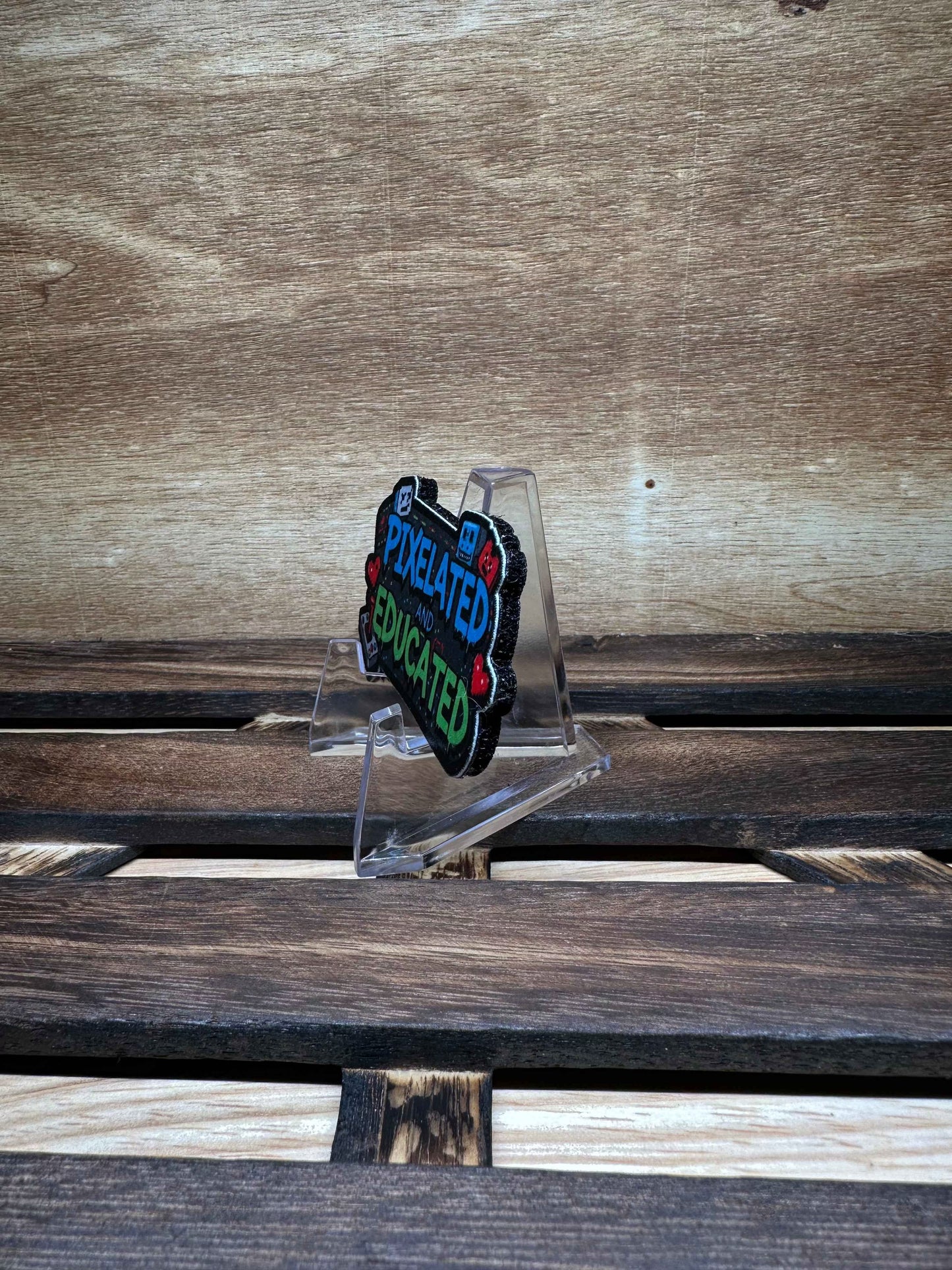 Pixelated & Educated Patch - Raised on Retro: Pixelated and Educated Morale Patch