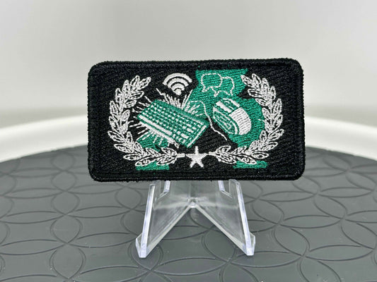 Keyboard Warrior Patch | Combat Keyboard Badge (V2 • 2nd Tour Star)