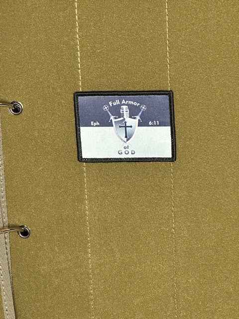 The Spiritual Warrior Patch Full Armor of God (Eph 6:11)