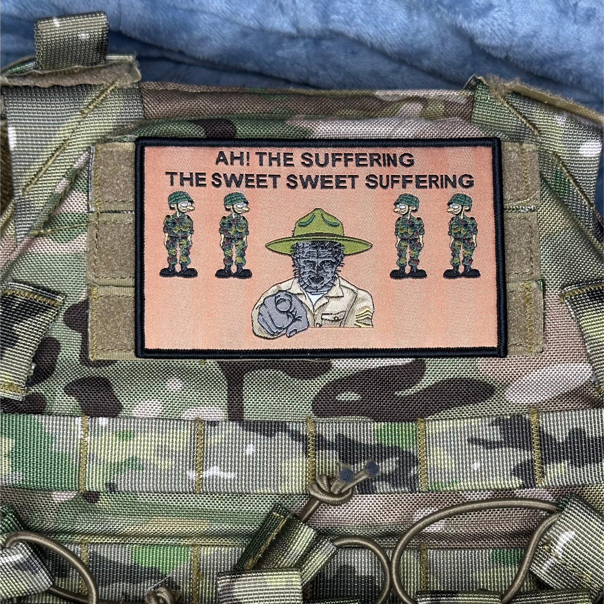 Funny Morale Patch, Army Style Patch, Horror Patch Velcro.