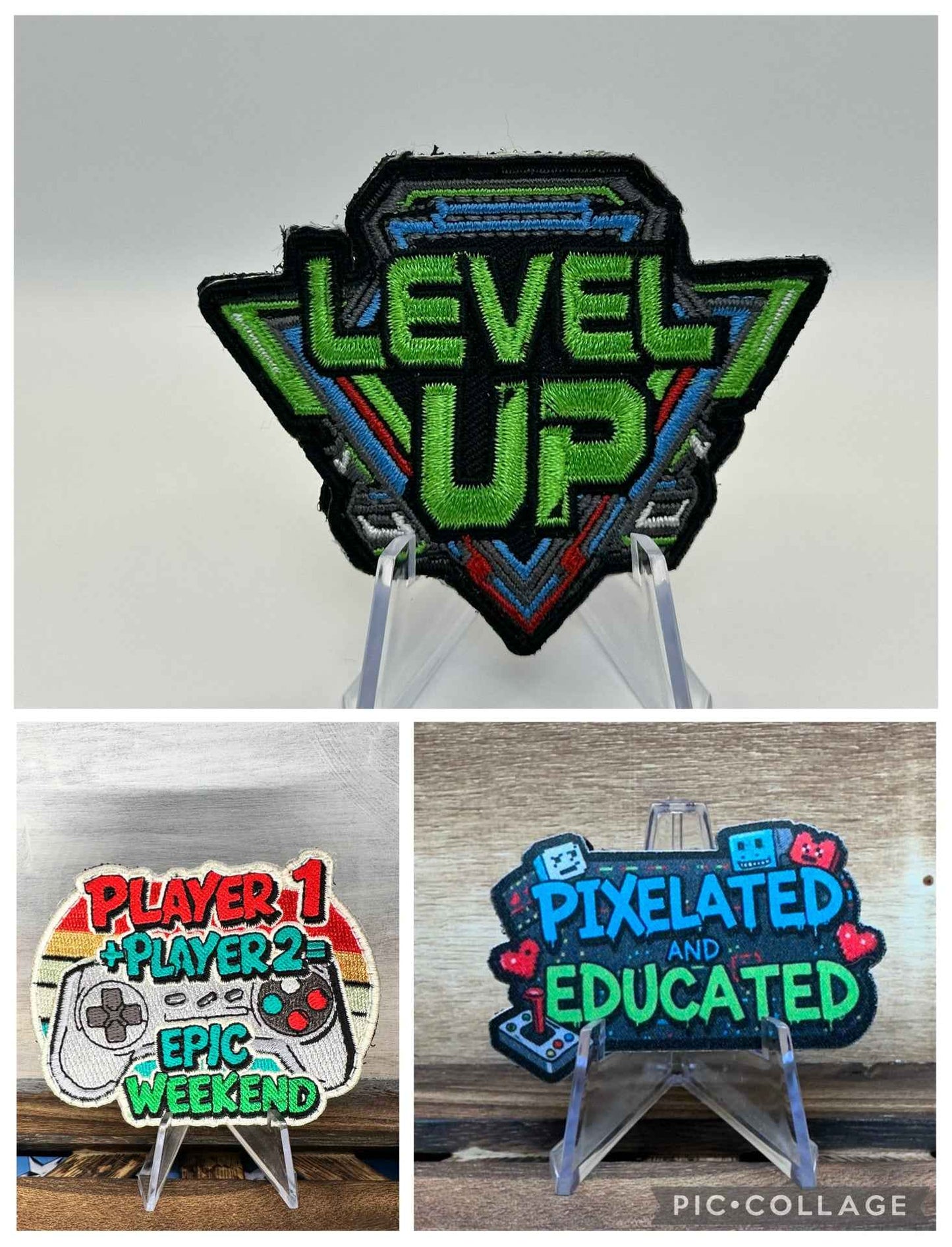 Pixelated & Educated Patch - Raised on Retro: Pixelated and Educated Morale Patch