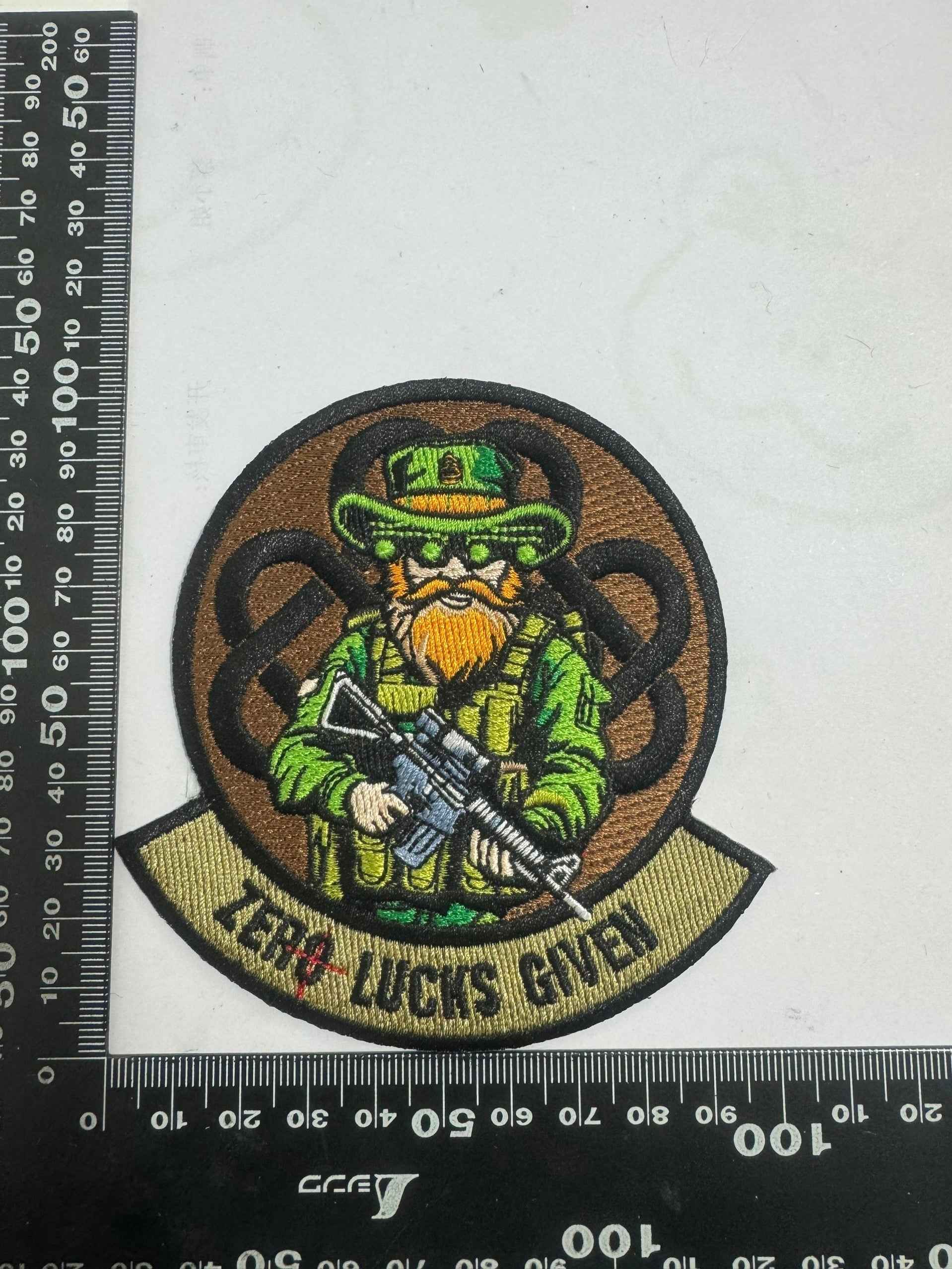 Zero Lucks Given, St Patrick’s Day Morale Patch